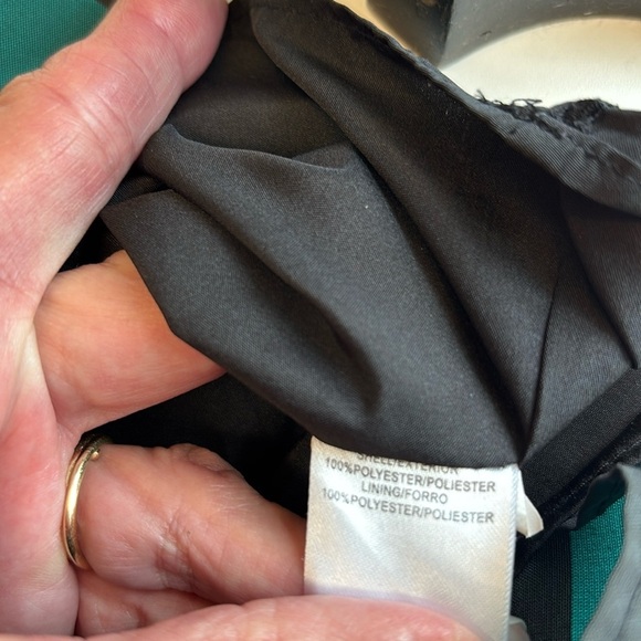 Laura Ashley London Girls Dress Green & Black Stripes Size 3T - Picture 10 of 11